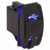 Гнездо зарядное SF50886-2 USB под гнездо клавишного выключателя, двойное, 12/24В, 5В/2.4 и 2.4A