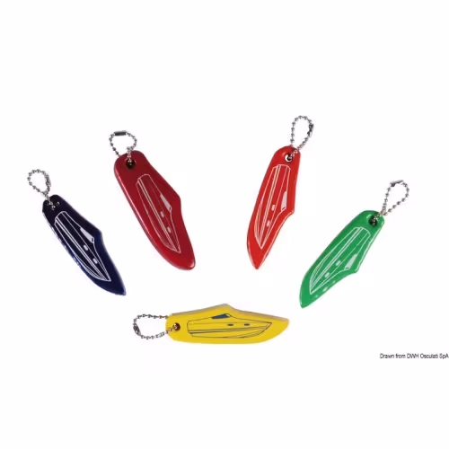 Брелок плавающий "Катер", желтый 