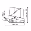 Трюмная помпа автоматическая TMC 500 GPH 503-0605011, 12В