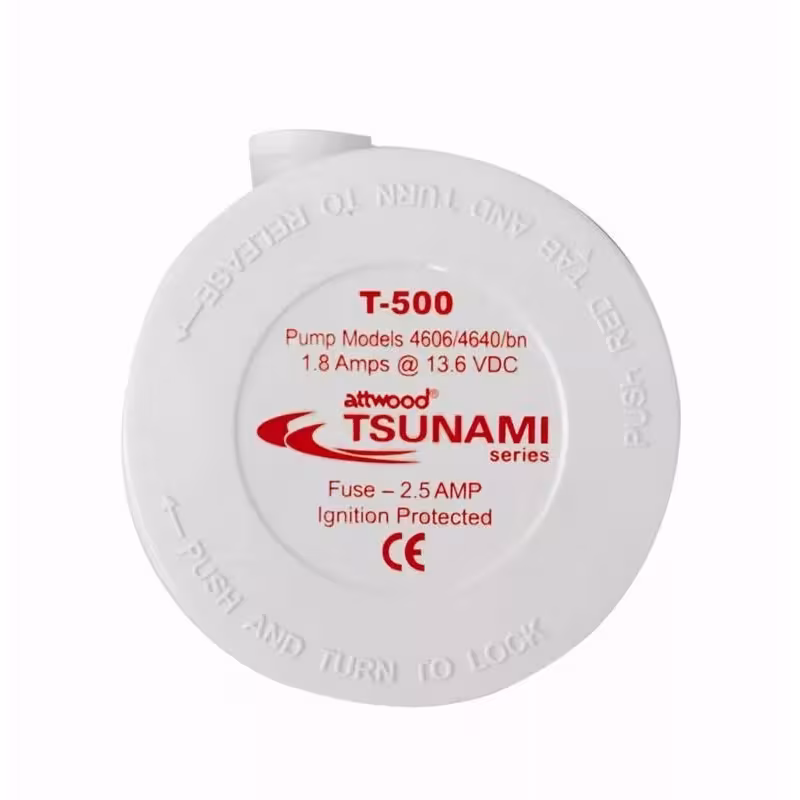 Помпа трюмная  осушительная Attwood Tsunami T500