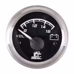 Вольтметр Мореман KF13017 ( J-F13038), 8-16 В, черный