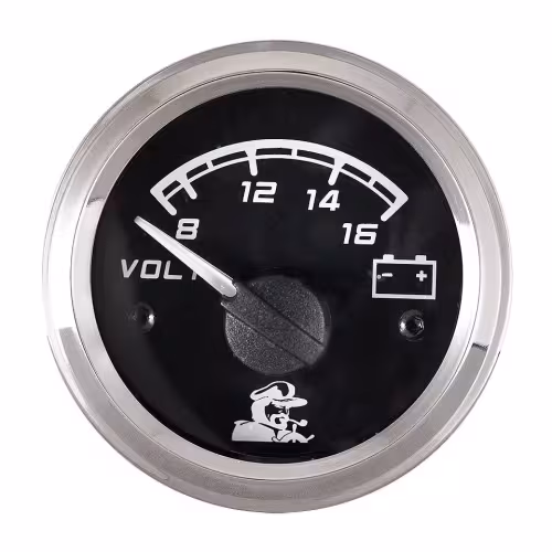 Вольтметр Мореман KF13017 ( J-F13038), 8-16 В, черный