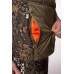 Жилет сигнальный мужской Triton Gear Vintro Perfomance -15, ткань Софтлайт/Прималофт, хаки/оранжевый, размер L