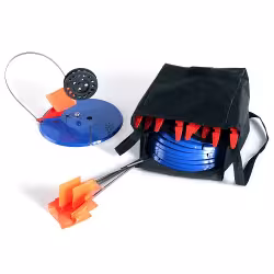 Жерлицы с угловой стойкой оснащенные в сумке Salmo 6-02-0094, 10 шт.