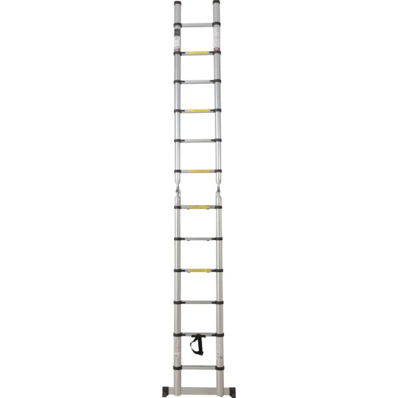 Лестница телескопическая Startul ST9733-050, 2 секции, 2х8 ступеней, 1.56-5 м