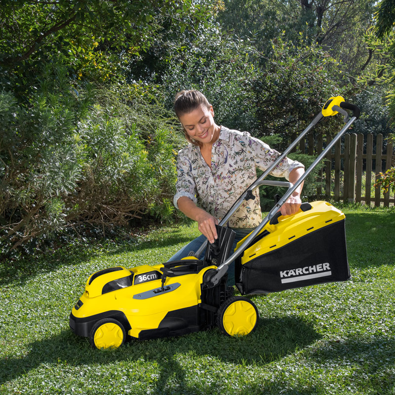 Газонокосилка аккумуляторная Karcher LMO 18-36 Battery Set