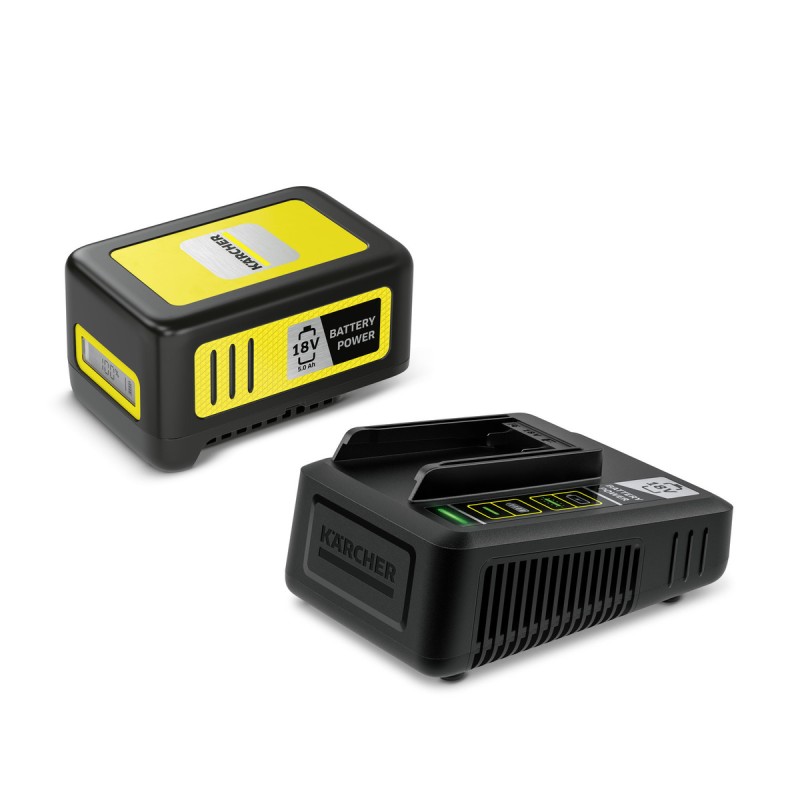 Комплект из аккумулятора и зарядного устройства Karcher Battery Power 18/50 (Li-Ion, 18В, 5Ач)