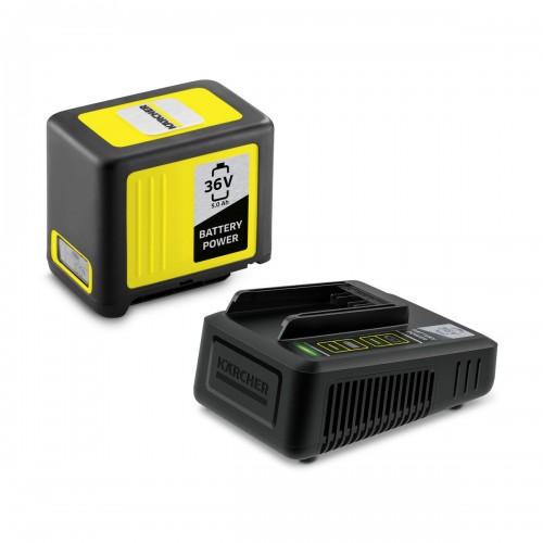 Комплект из аккумулятора и зарядного устройства Karcher Battery Power 36/50 (Li-Ion, 36В, 5Ач)