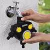 Таймер для полива WT 2 + распределитель трехканальный G1, G3/4 Karcher