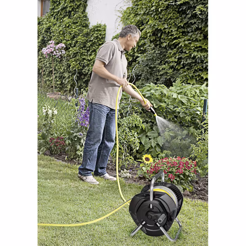Катушка настенная для шланга Karcher HR 4.525, шланг 1/2" (25 м) в комплекте