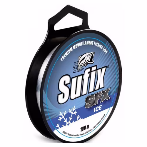 Леска монофильная зимняя Sufix SFX Ice 100 м, 0,16 мм, 2,2 кг, прозрачная 