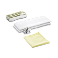 Обтяжки + салфетки для пароочистителей для уборки ванной Karcher EasyFix, 4 шт.