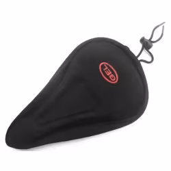 Чехол на седло для велосипеда с гелевой вставкой GEL-08, цвет черный