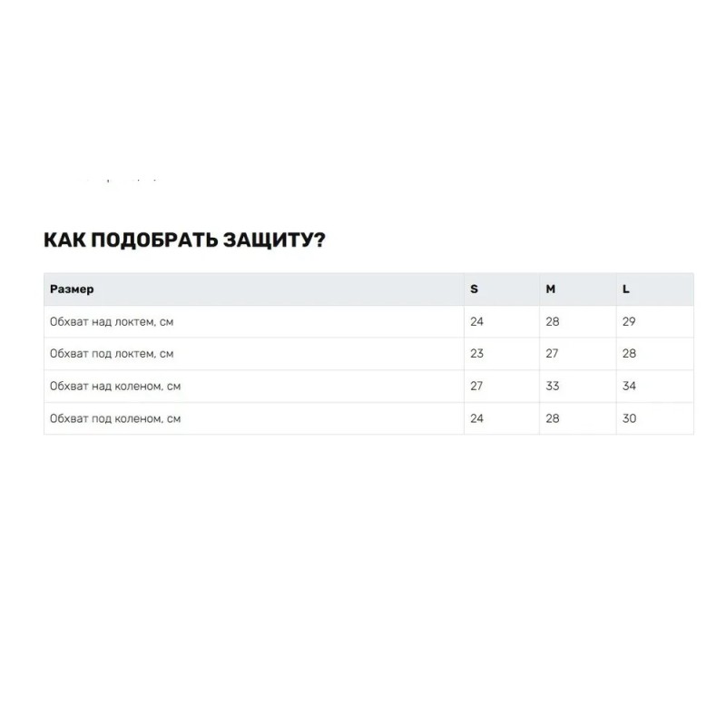 Комплект защиты Tech Team Safety Line 1000, размер M, цвет в ассортименте