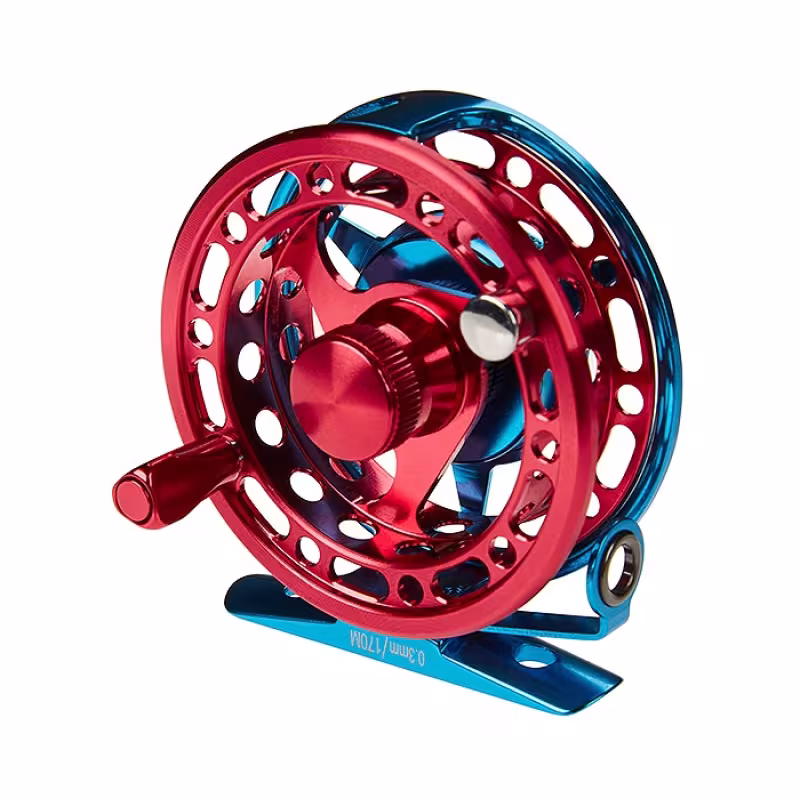 Катушка инерционная Higashi H-70 Blue/Red