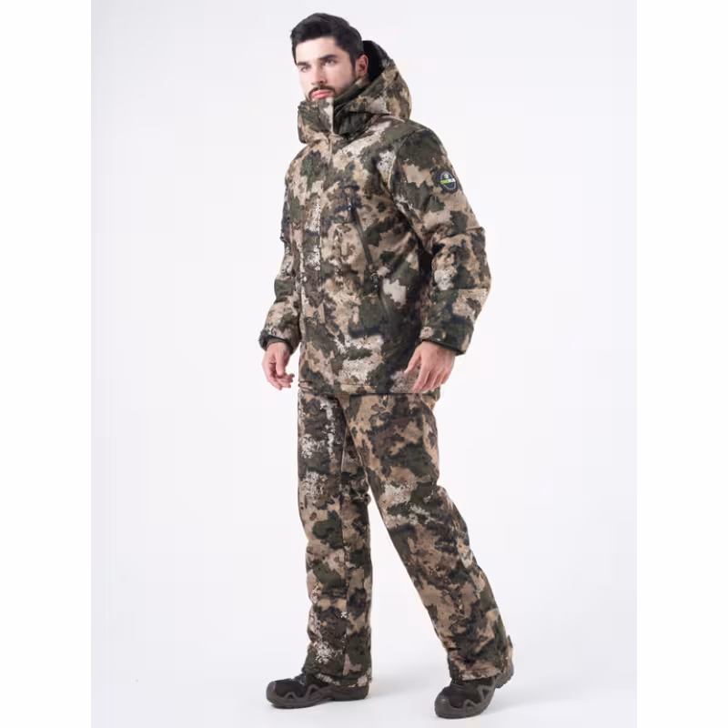 Костюм мужской OneRus Тактика -45, ткань Алова, бежевый камуфляж, размер 56-58, 182-188 см