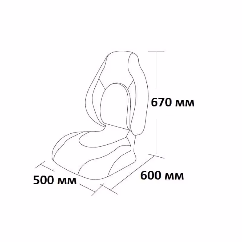 Сиденье мягкое складное Springfield Fish Pro, угольно-серый