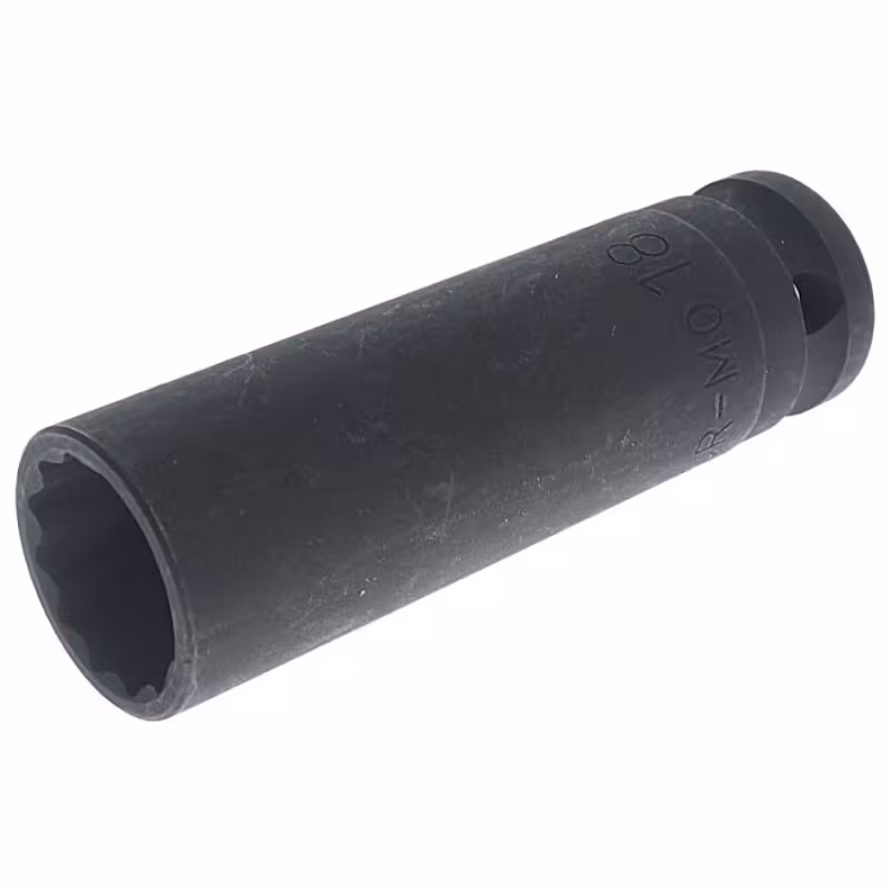 Головка торцевая ударная JTC 448318, 12-гранная, 18 мм, 1/2"