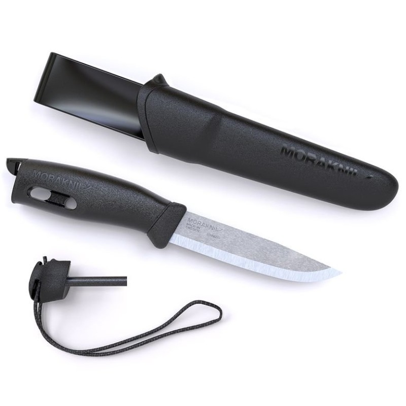 Нож с огнивом Morakniv Companion Spark Black 13567