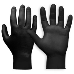 Перчатки одноразовые Jeta Safety JSN Natrix, черный  размер M