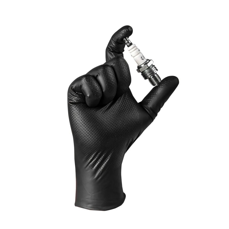 Перчатки одноразовые Jeta Safety JSN Natrix, черный, размер L