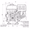 Двигатель бензиновый Honda GX 390UT2 VXB7 OH