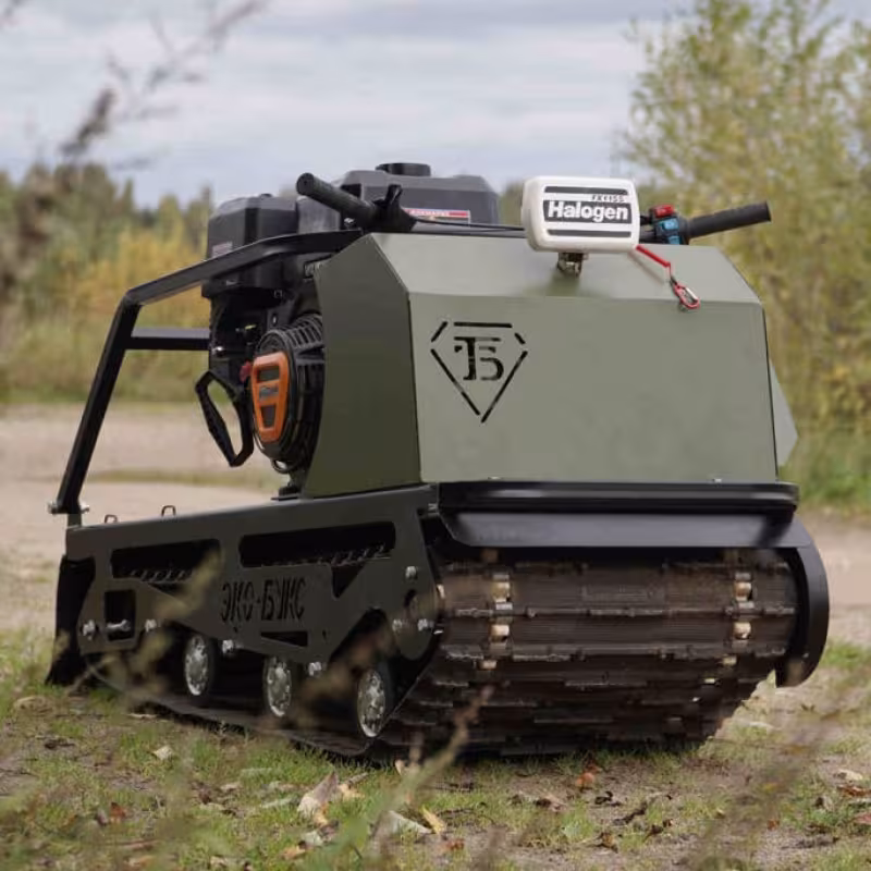 Мотобуксировщик Бурлак Эко-букс. 15 л.с., катки