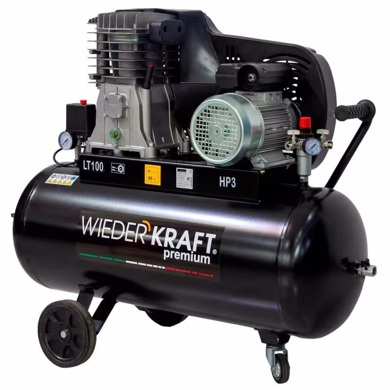 Компрессор поршневой масляный Wiederkraft WDK-91053 