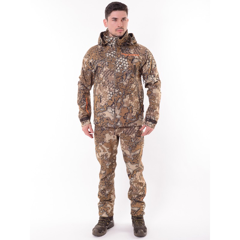 Костюм мужской Triton Gear PRO -5, ткань Софтшелл, принт Duck Hunter, размер 56-58 (XL), 170-176 см