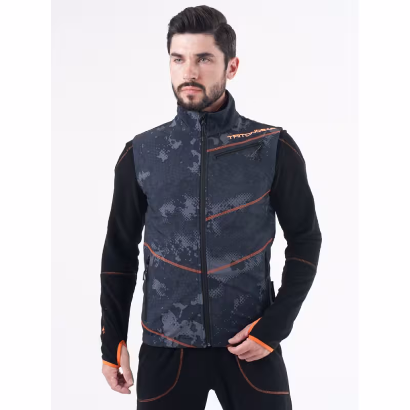 Жилет мужской Triton Gear Irbis, ткань Softshell, черный, размер L