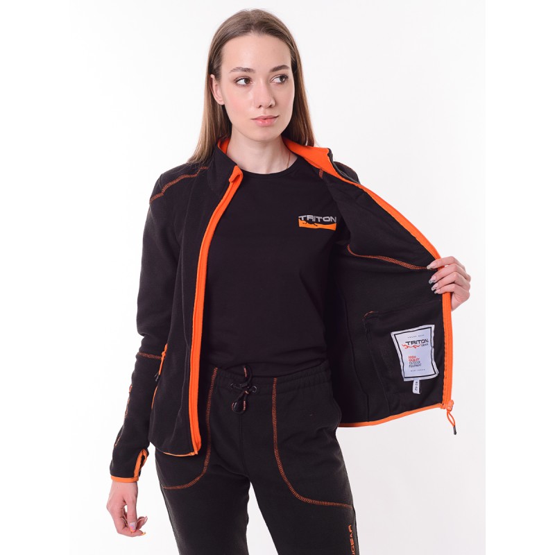 Костюм женский Triton Gear Рич, флис, черный, размер 48-50, 170-176 см