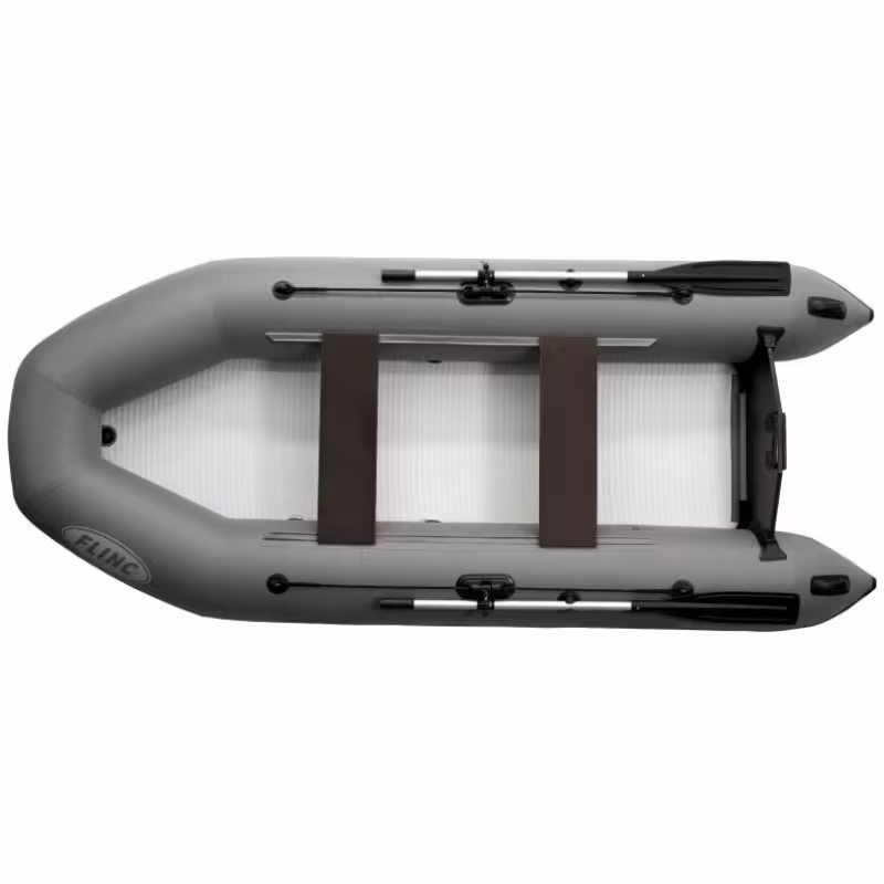 Надувная лодка ПВХ Flinc Fort 290LA, НДНД, серый