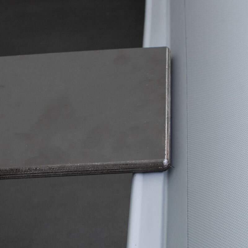 Надувная лодка ПВХ Flinc Fort 280, пайол фанерный, серый