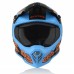 Мотошлем детский Acerbis Impact Steel Junior Blue/Red, голубой/красный, размер М