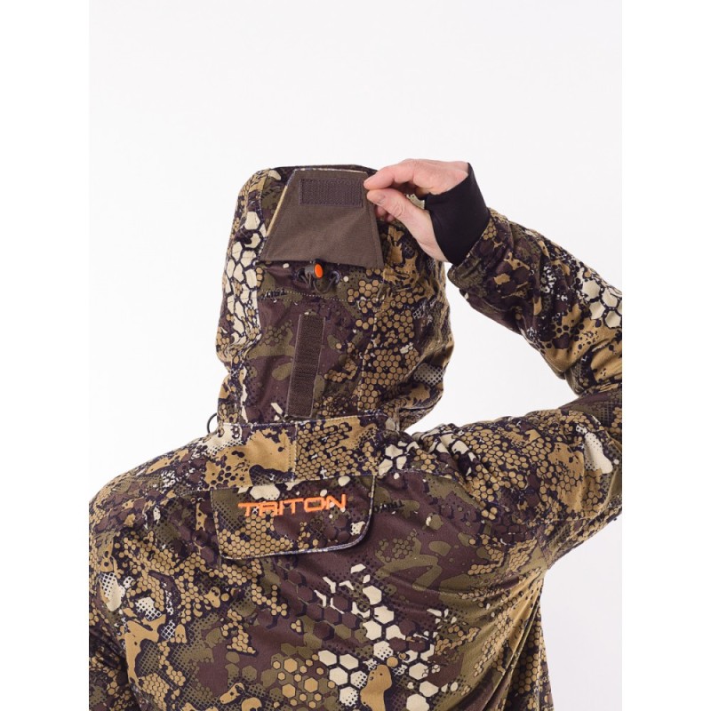 Костюм мужской Triton Gear Vortex -15, ткань Вилтекс, бежевый камуфляж, размер L, 170-176 см