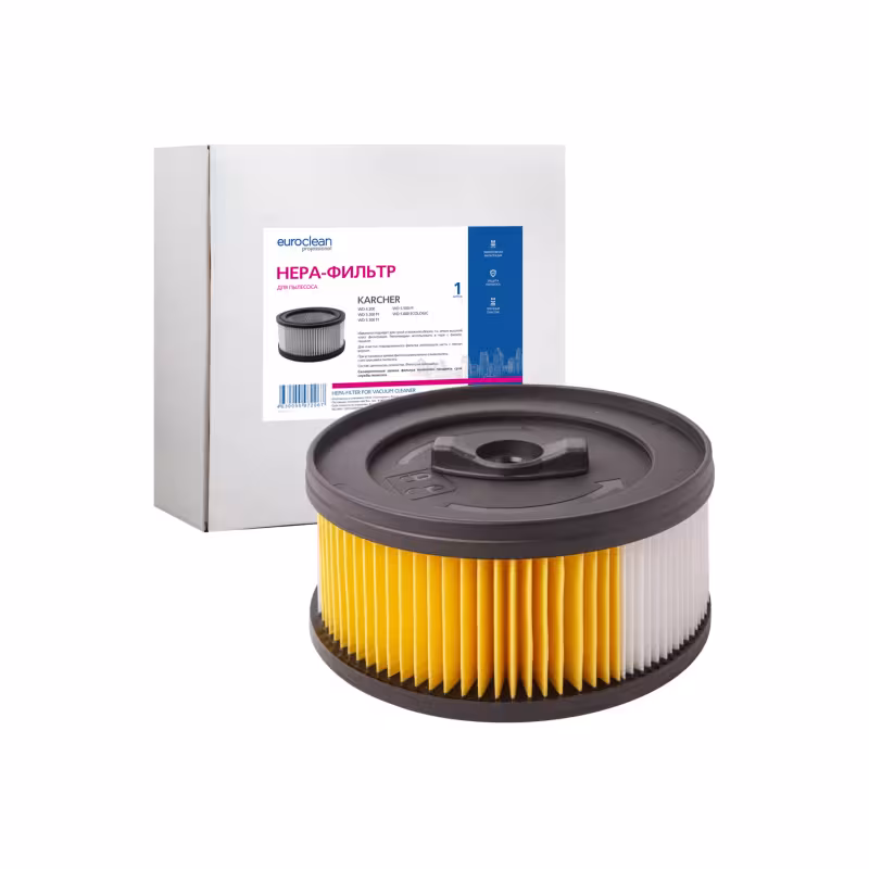 HEPA-фильтр патронный складчатый Euroсlean KHPSM-WD5600 для пылесосов Karcher WD 4.XXX/5.XXX