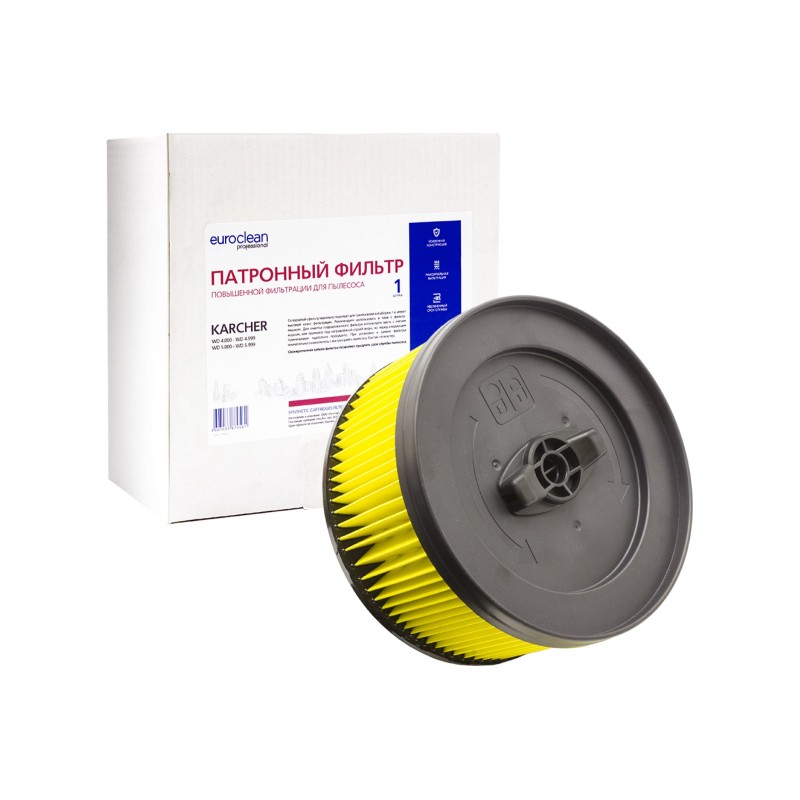 Фильтр патронный складчатый Euroсlean KHSMU-WD5600 для пылесосов Karcher WD 4.XXX/5.XXX
