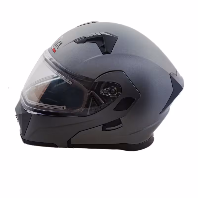 Мотошлем зимний AiM JK906, серый, размер XXXL