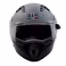 Мотошлем зимний AiM JK906, серый, размер XXXL