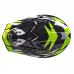 Мотошлем AiM JK803, черный/желтый/белый, размер М
