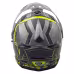 Мотошлем AiM JK802, желтый/серый/черный, размер M