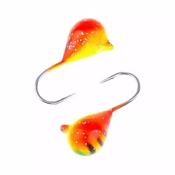 Мормышка Spider W Капля с ушком 5,5 мм, 2,34 гр, цвет 86