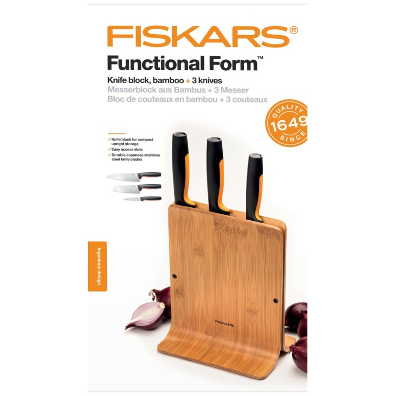 Набор ножей Fiskars FF 1057553, 3 шт.