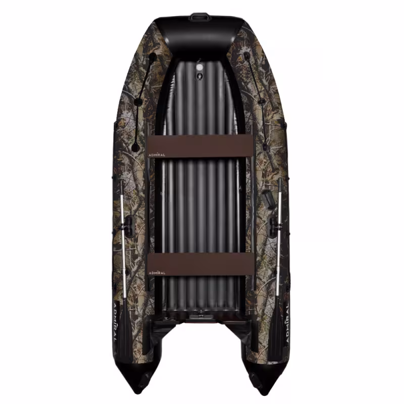 Надувная лодка ПВХ Адмирал 350 НДНД, камыш