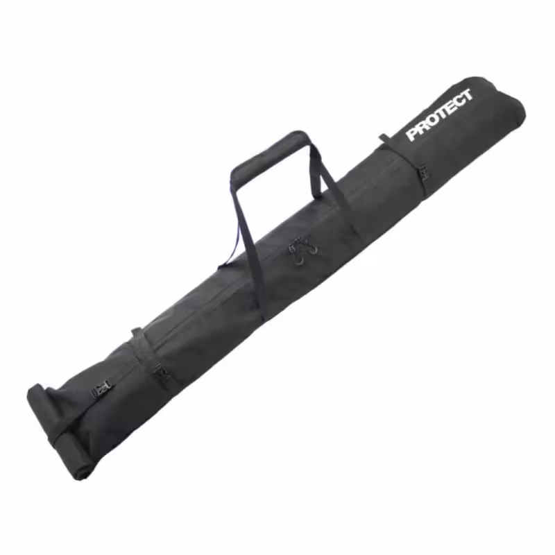 Чехол для лыж Protect, 160-210 см, черный