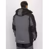 Костюм мужской Huntsman Siberia Lux, ткань Breathable, серый/черный, размер 44-46, 182-188 см