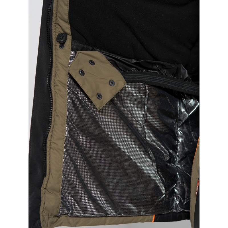Костюм мужской Huntsman (Восток) Siberia Lux, ткань Breathable, хаки/черный, размер 48-50, 170-176 см