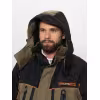 Костюм мужской Huntsman Siberia Lux, ткань Breathable, хаки/черный, размер 52-54, 182-188 см