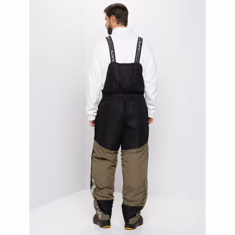 Костюм мужской Huntsman Siberia Lux, ткань Breathable, хаки/черный, размер 60-62, 170-176 см