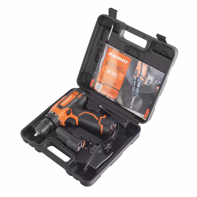 Дрель-шуруповерт аккумуляторная Patriot BR 119Li
